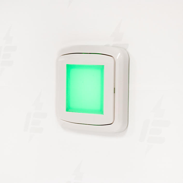 Přístroj osvětlení signalizačního a orientačního s LED, světlo zelené