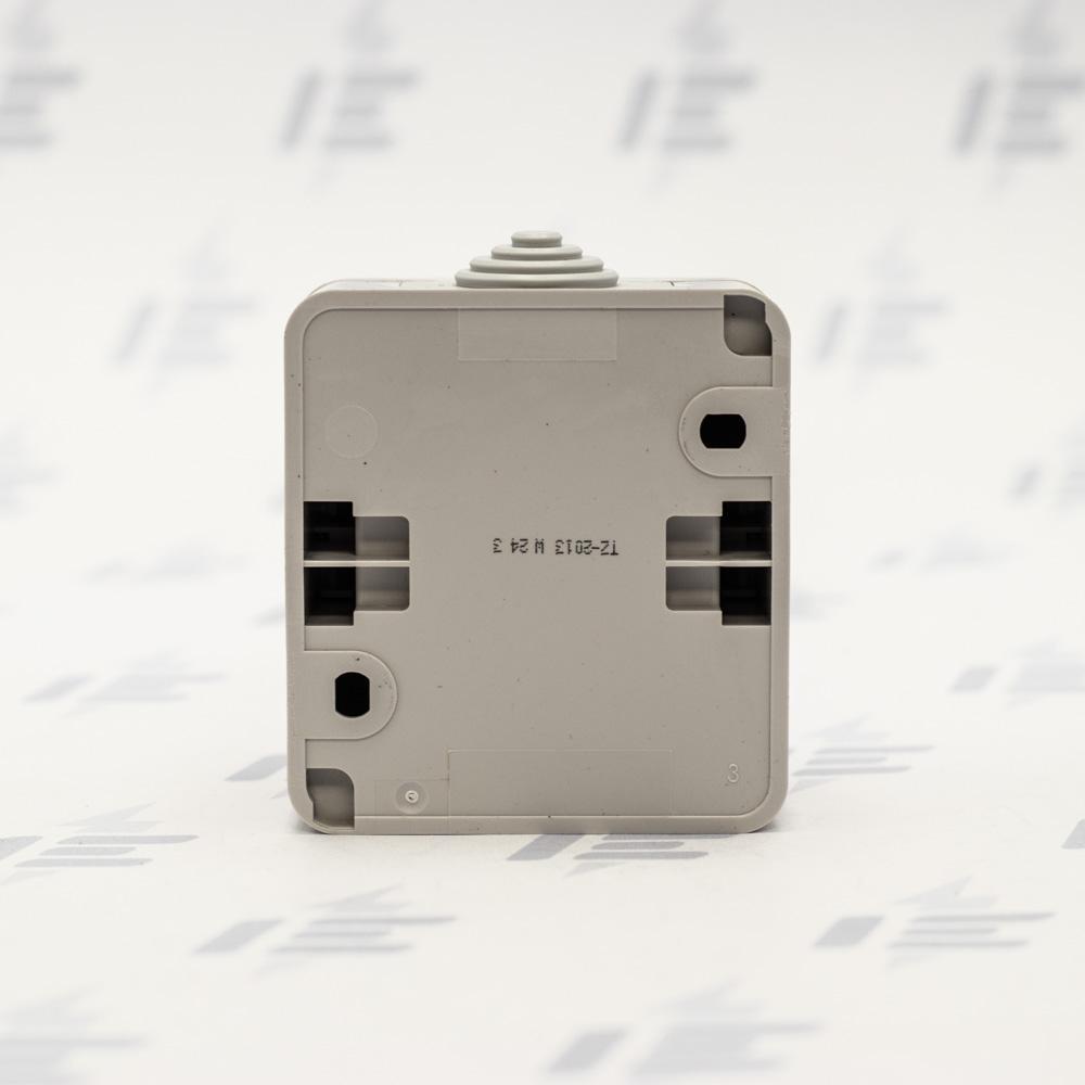Cedar Plus IP44 - Přepínač křížový s orientační kontrolkou řazení 7So, šedý