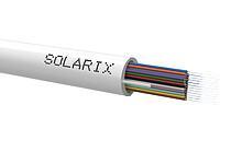Riser kabel Solarix 24vl 9/125 LSOH Eca bílý SXKO-RISER-24-OS-LSOH-WH