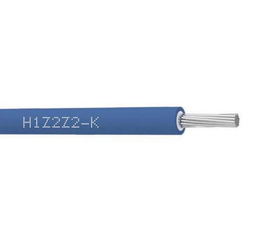 Solární kabel H1Z2Z2-K 1x4 modrá