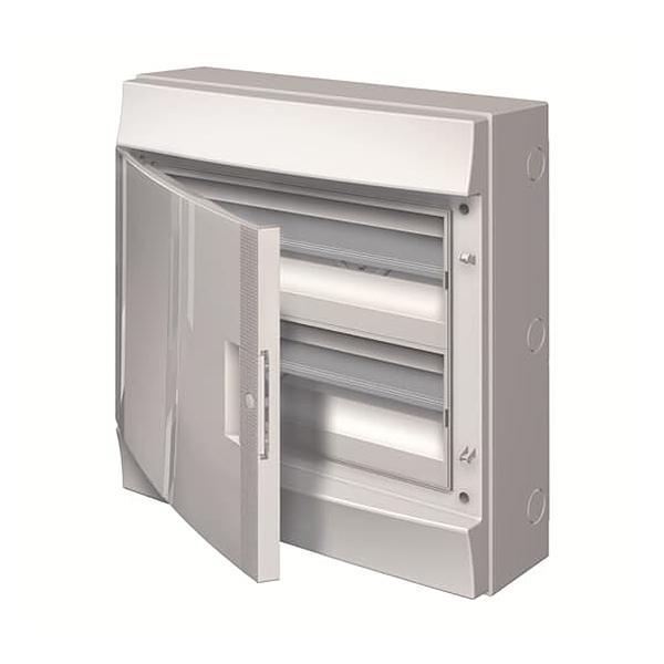 1SLM006500A2115 Rozvodnice na povrch MISTRAL65H plná dvířka  36M 2R,bez.N/PE,750°C