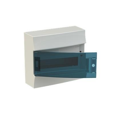 1SPE007717F0421 Rozvodnice nástěnná IP41/12M, Mistral41W vč. N/PE, průhledná dvířka