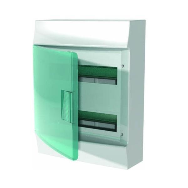 Rozvodnice nástěnná IP41/24M, Mistral41W vč. N/PE, průhledná dvířka