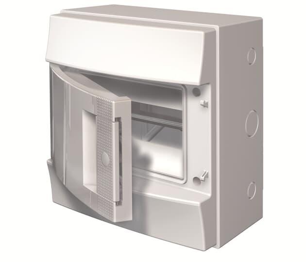 1SLM006501A1101 Rozvodnice nástěnná IP65/8M, Mistral65 vč. N/PE, plná dvířka