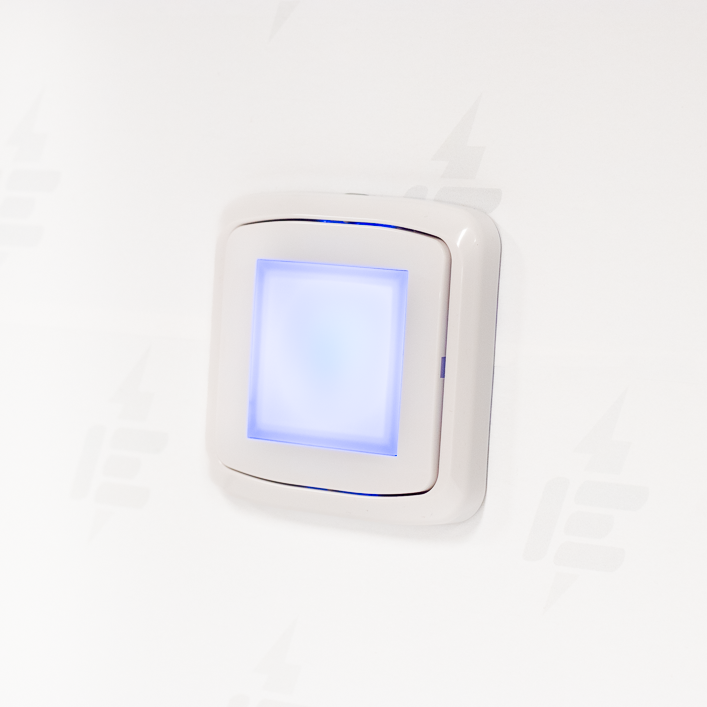 Přístroj osvětlení signalizačního a orientačního s LED, světlo modré