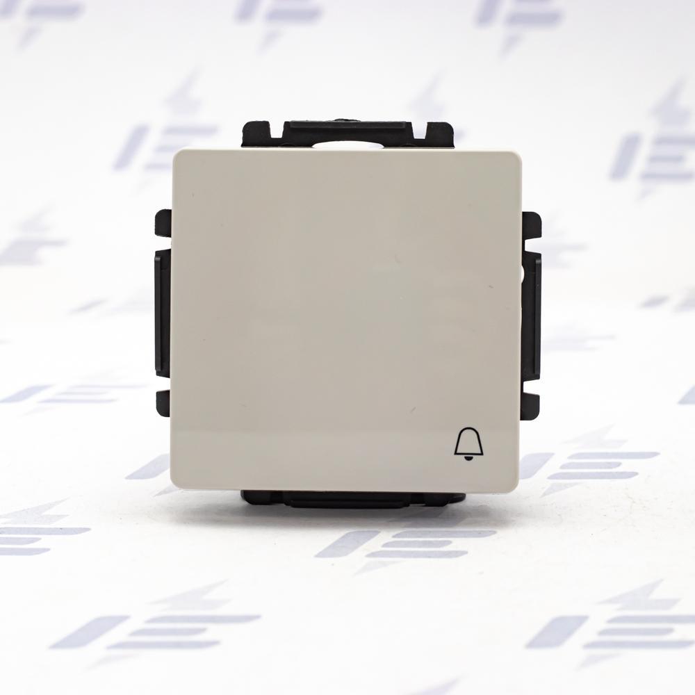 3557G-A80343 S1 Ovládač tlačítkový zapínací, s krytem, se symbolem zvonku, řaz. 1/0