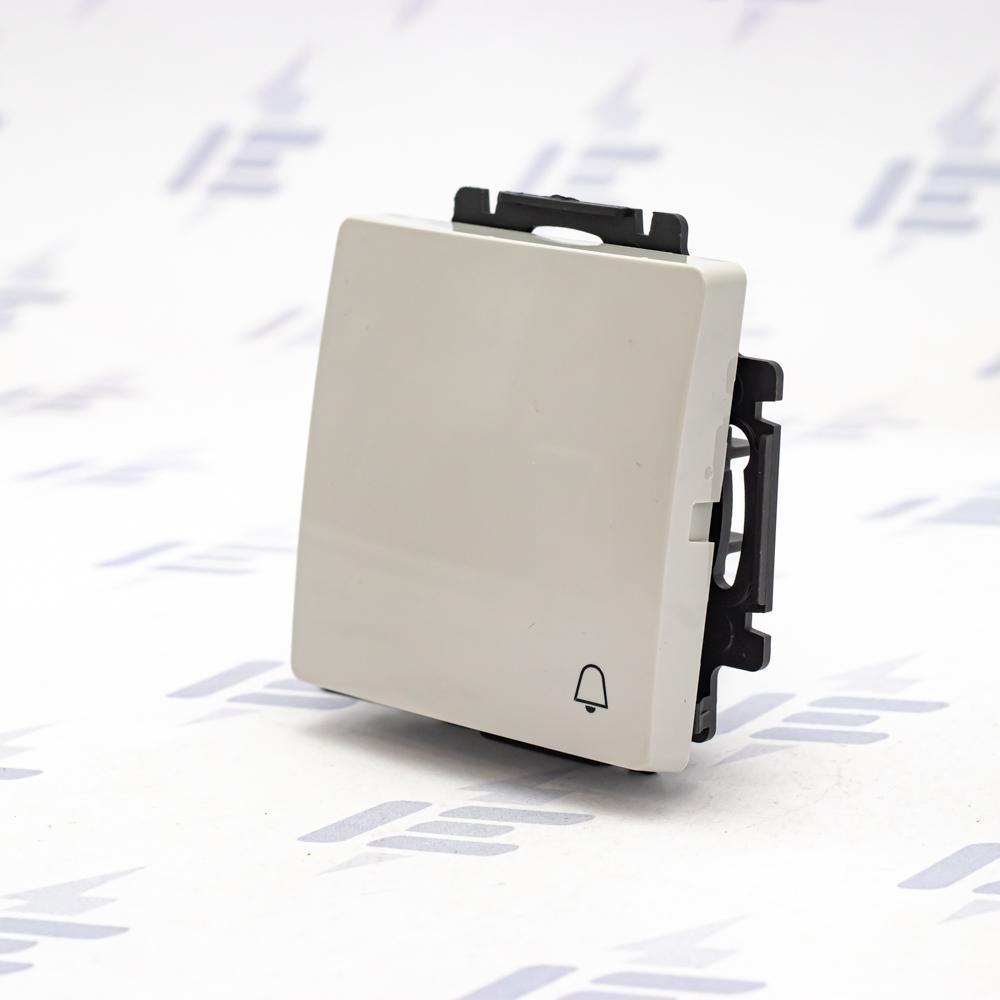 3557G-A80343 S1 Ovládač tlačítkový zapínací, s krytem, se symbolem zvonku, řaz. 1/0