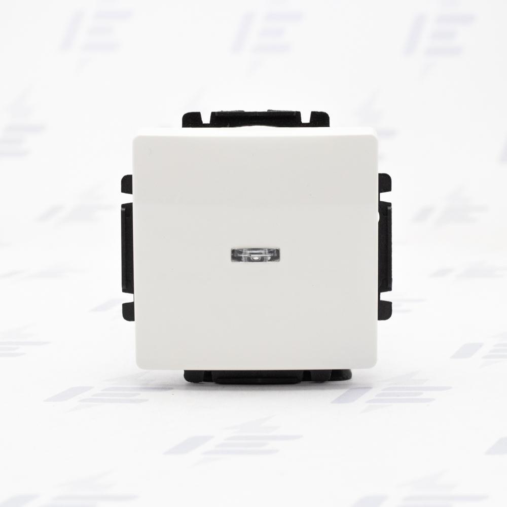 3557G-A91342 B1 Ovládač tlačítkový zapínací, s průzorem, řazení 1/0So, 1/0S, s krytem