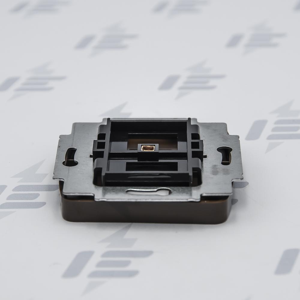 5014A-A02018 H Kryt zásuvky komunikační přímé (2x), s kovovým upevňovacím třmenem