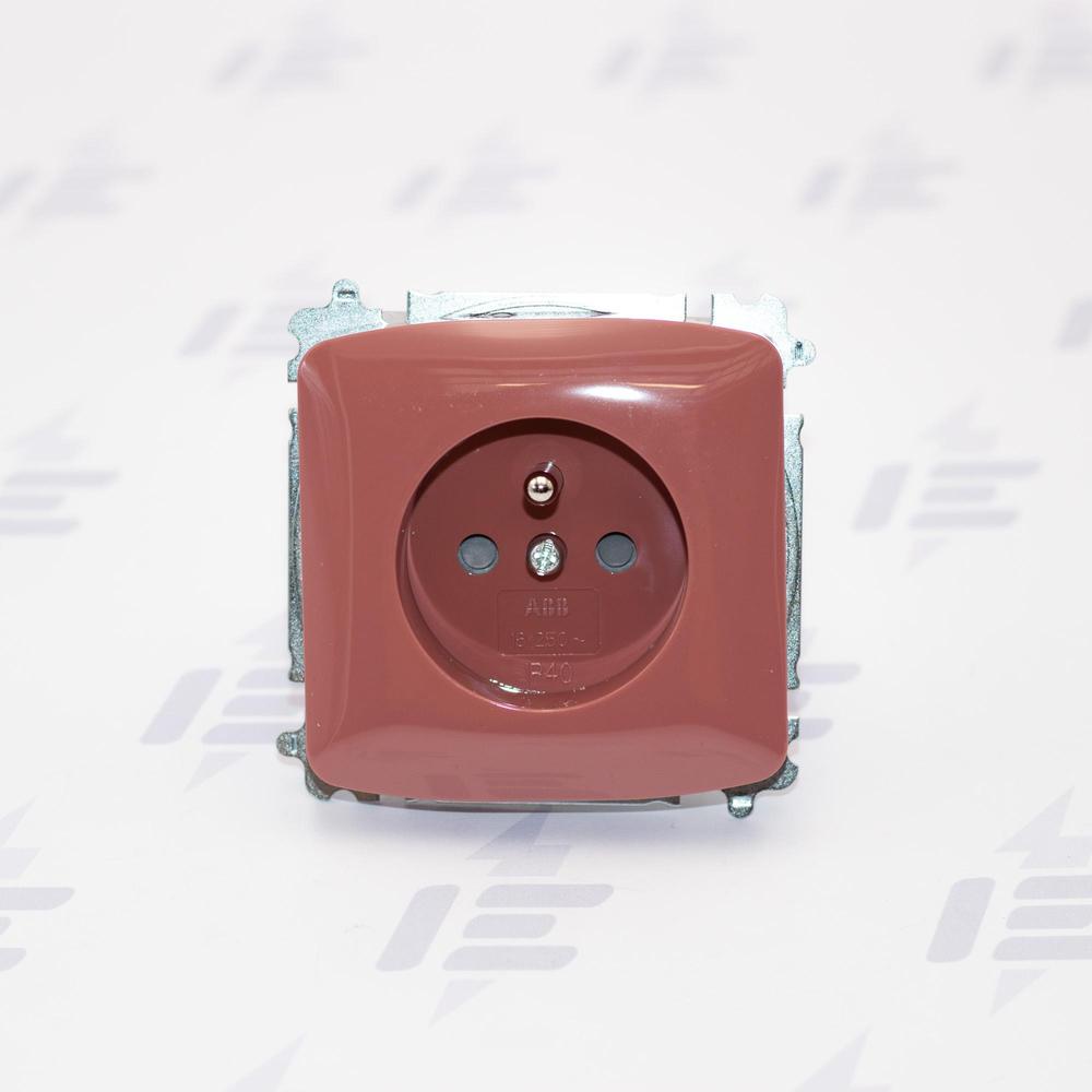 5519A-A02357 R2 Zásuvka jednonásobná, chráněná, s clonkami, s bezšroub. svorkami