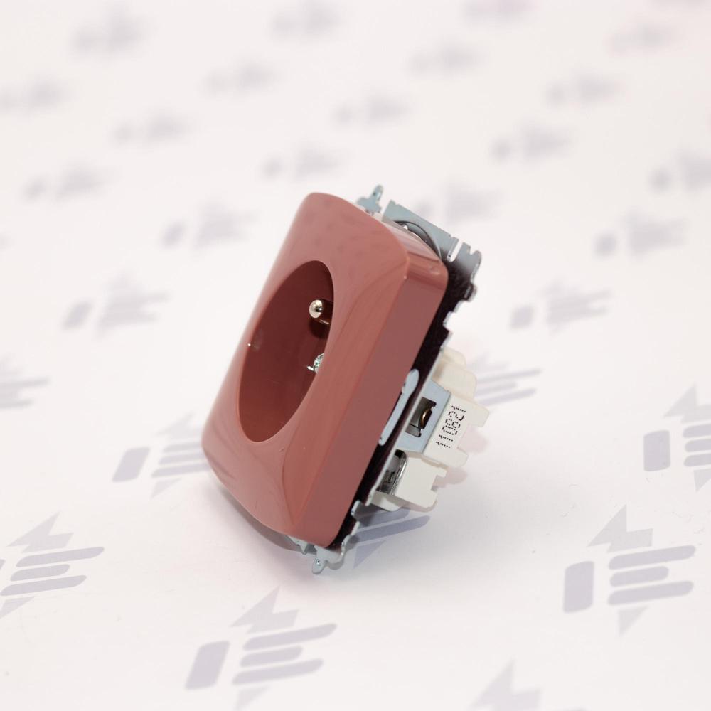 5519A-A02357 R2 Zásuvka jednonásobná, chráněná, s clonkami, s bezšroub. svorkami