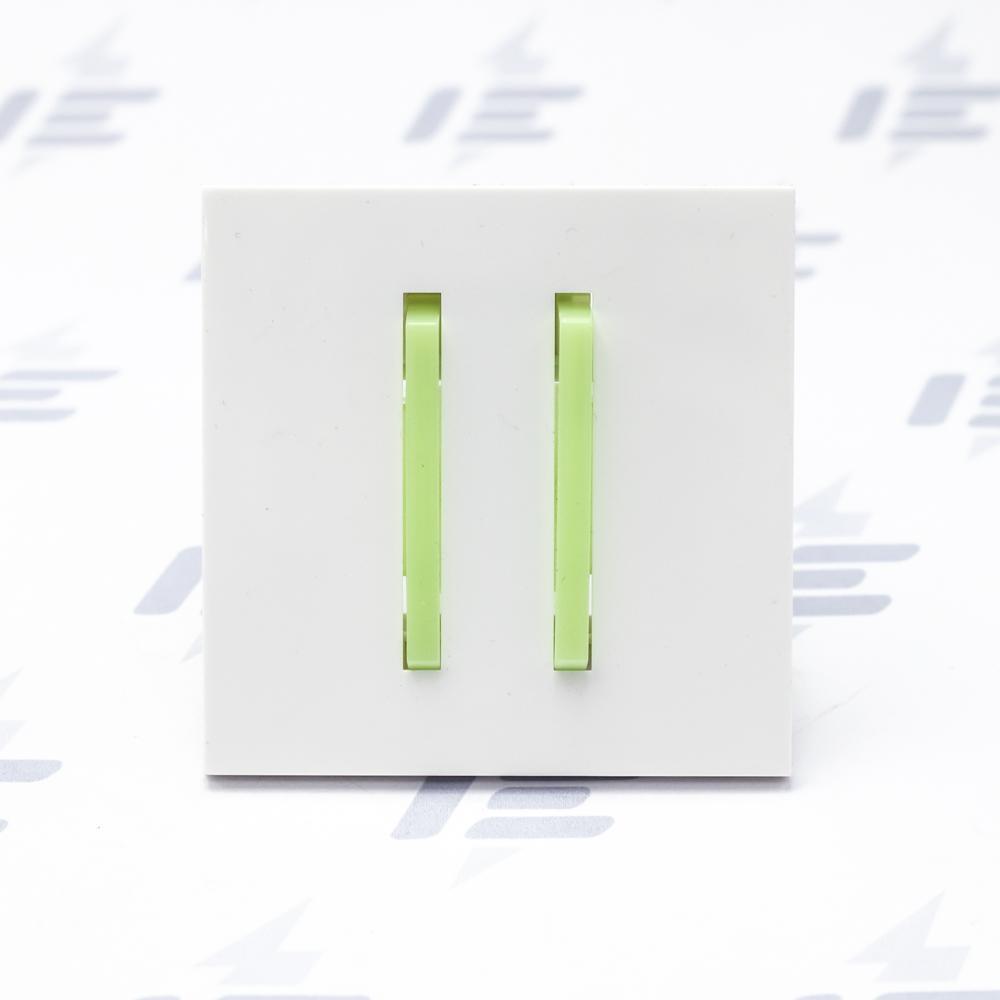 3559M-A00652 42 Kryt spínače jednoduchý s dvěma páčkami