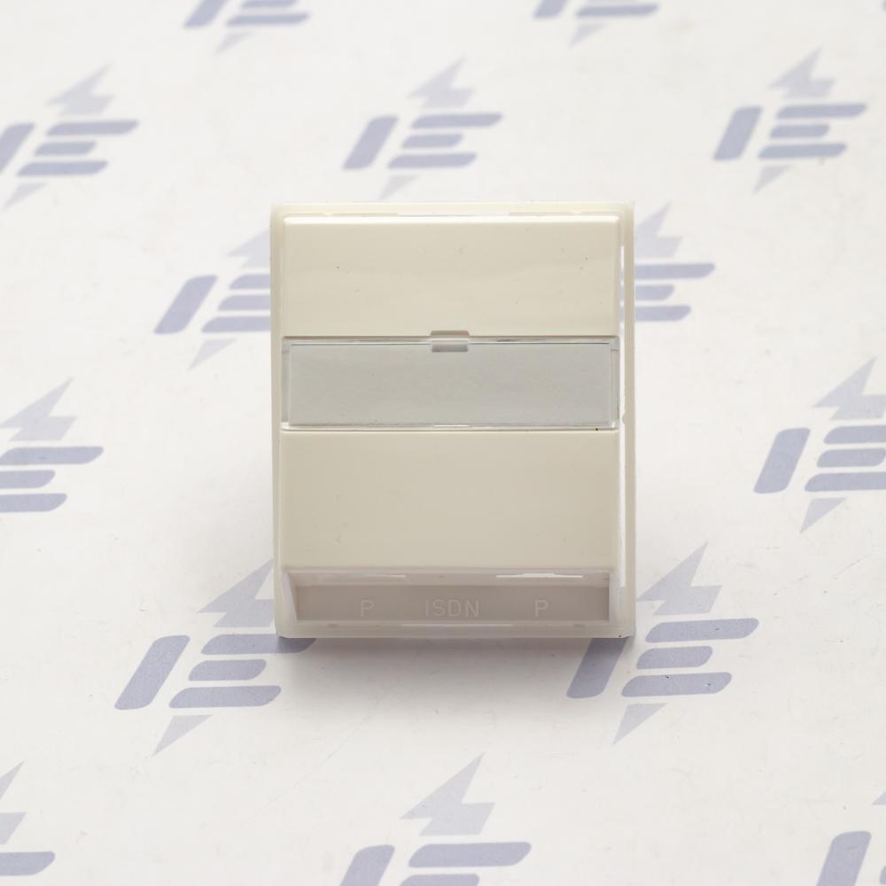 5013E-A00252 01 Kryt zásuvky ISDN průchozí, dvojnásobné