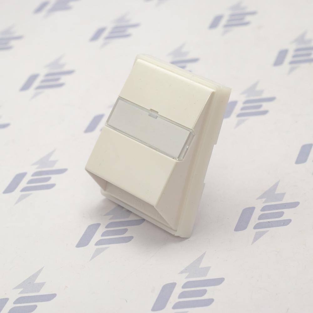 5013E-A00252 01 Kryt zásuvky ISDN průchozí, dvojnásobné