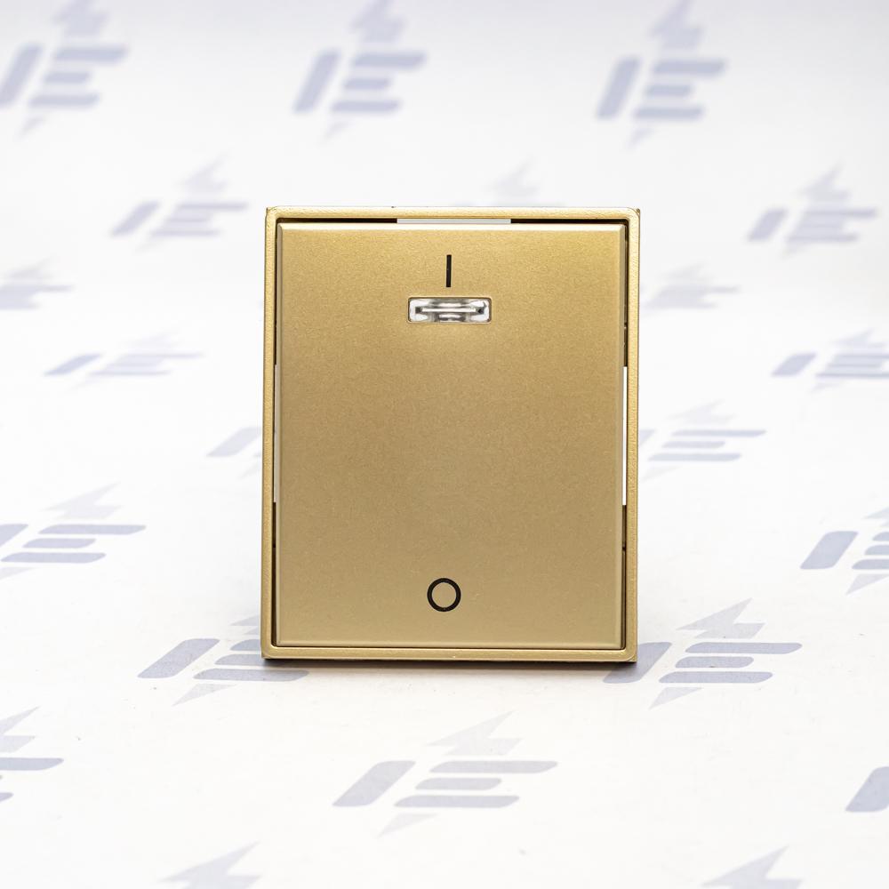 3558E-A00933 33 Kryt jednoduchý s potiskem a čirým průzorem (pro spínače řaz. 3S)