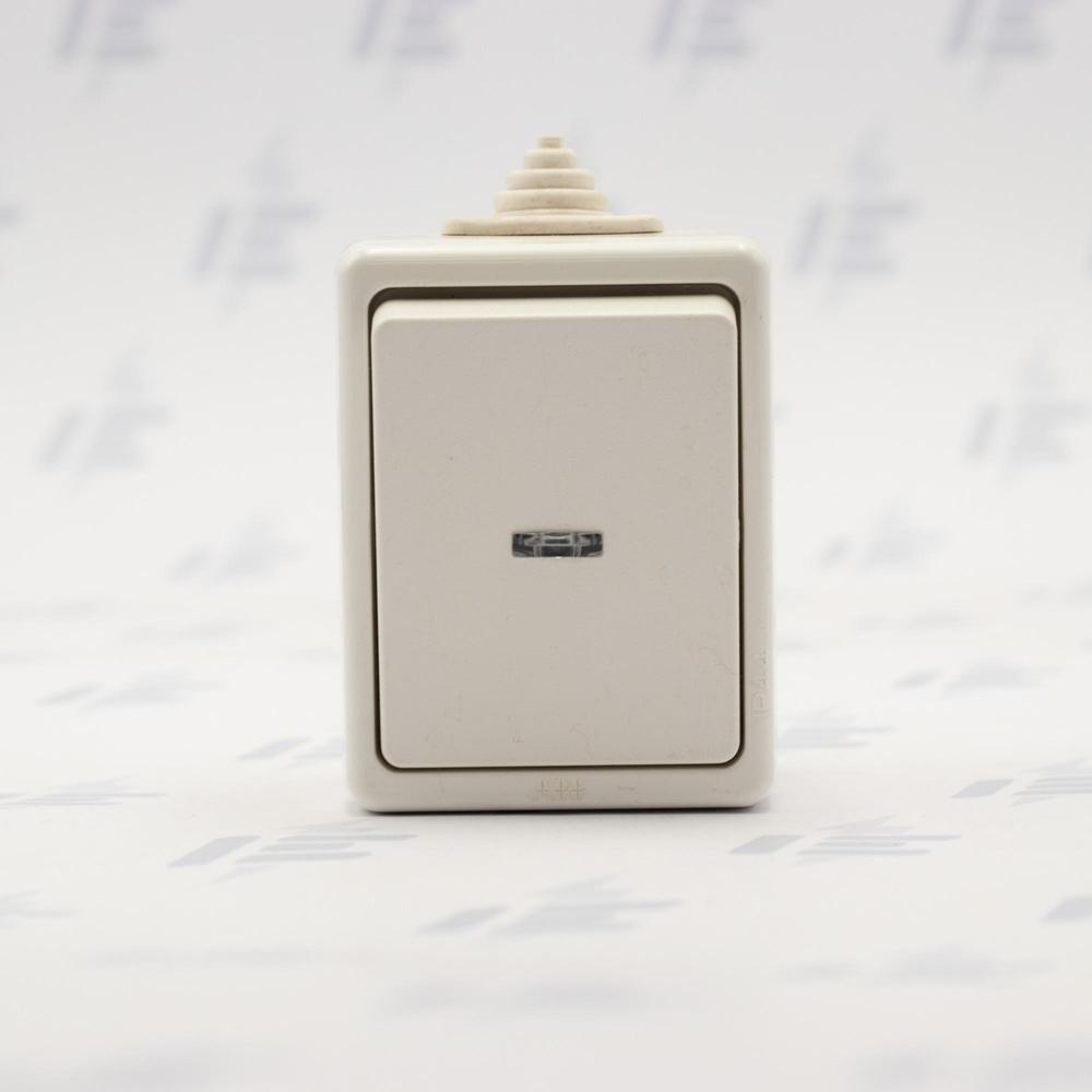 3553-25922 B Přepínač střídavý, s čirým průzorem, se svorkou N, řazení 6SSo, IP44