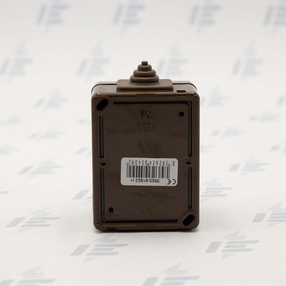 3553-91922 H Ovládač zapínací, s čirým průzorem, se sv. N, řazení 1/0SSo, IP44