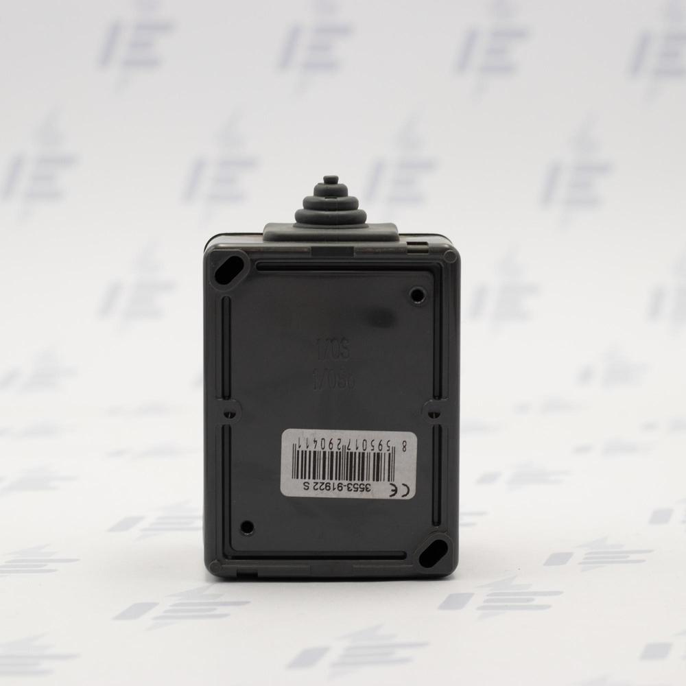 3553-91922 S Ovládač zapínací, s čirým průzorem, se sv. N, řazení 1/0SSo, IP44