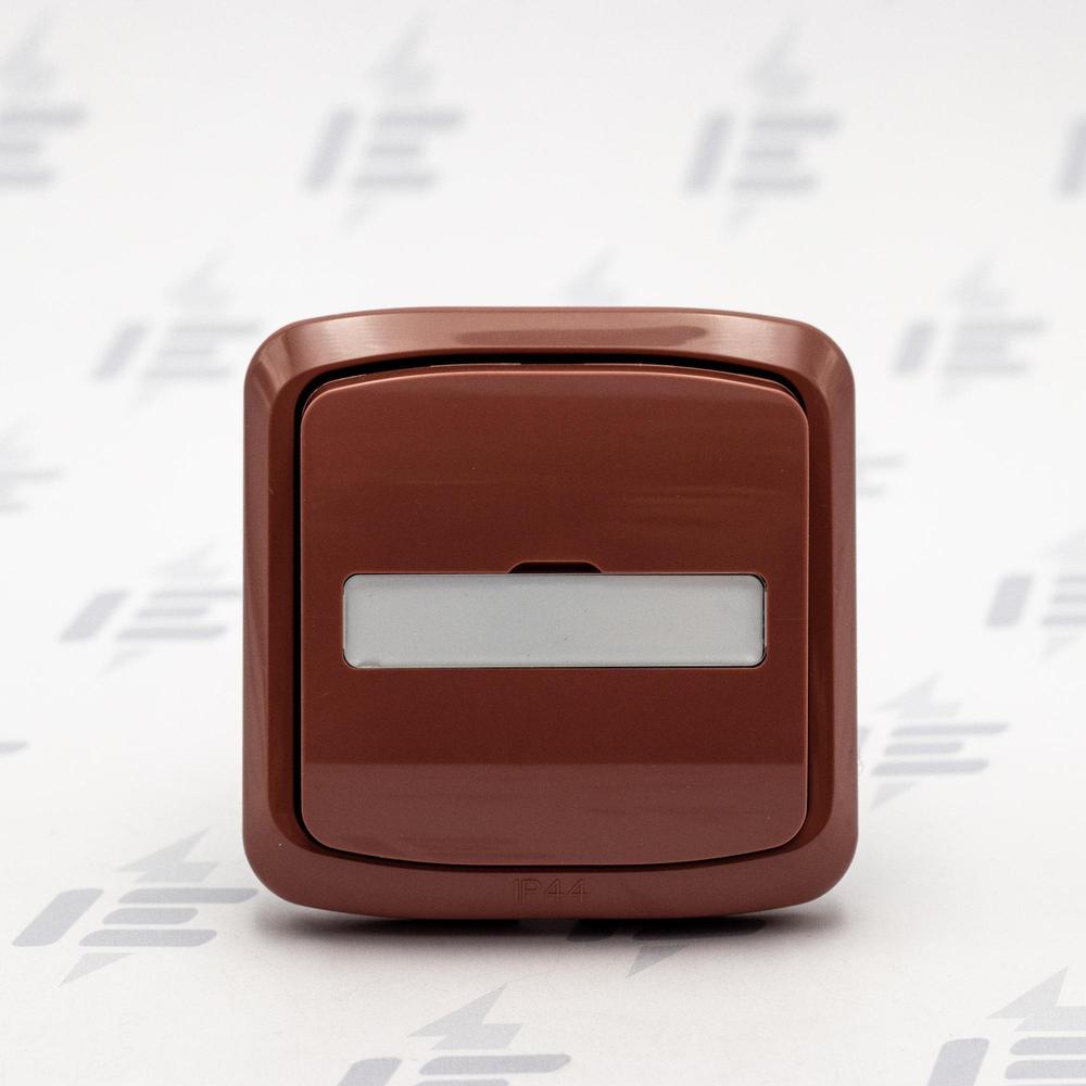 3558A-80920 R2 Ovládač zapínací kompl., s prosvětl. popis. polem, řaz. 1/0, 1/0So, IP44