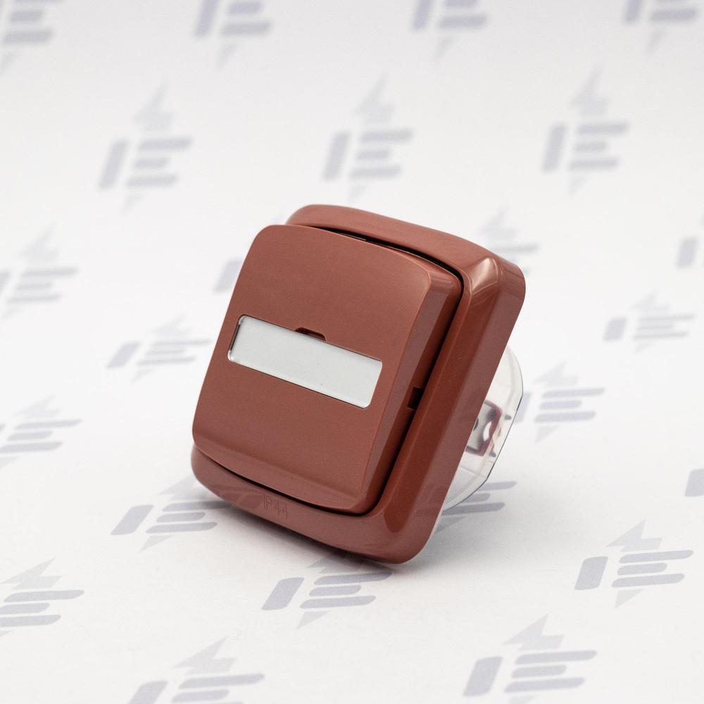 3558A-80920 R2 Ovládač zapínací kompl., s prosvětl. popis. polem, řaz. 1/0, 1/0So, IP44