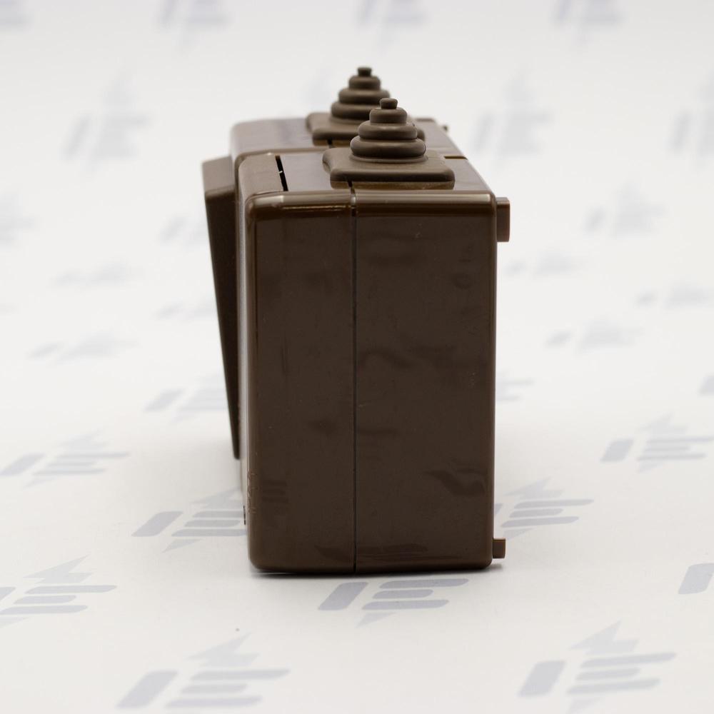 3932-20062 H Kombinace přepínače střídavého a zásuvky jednonásobné, IP44