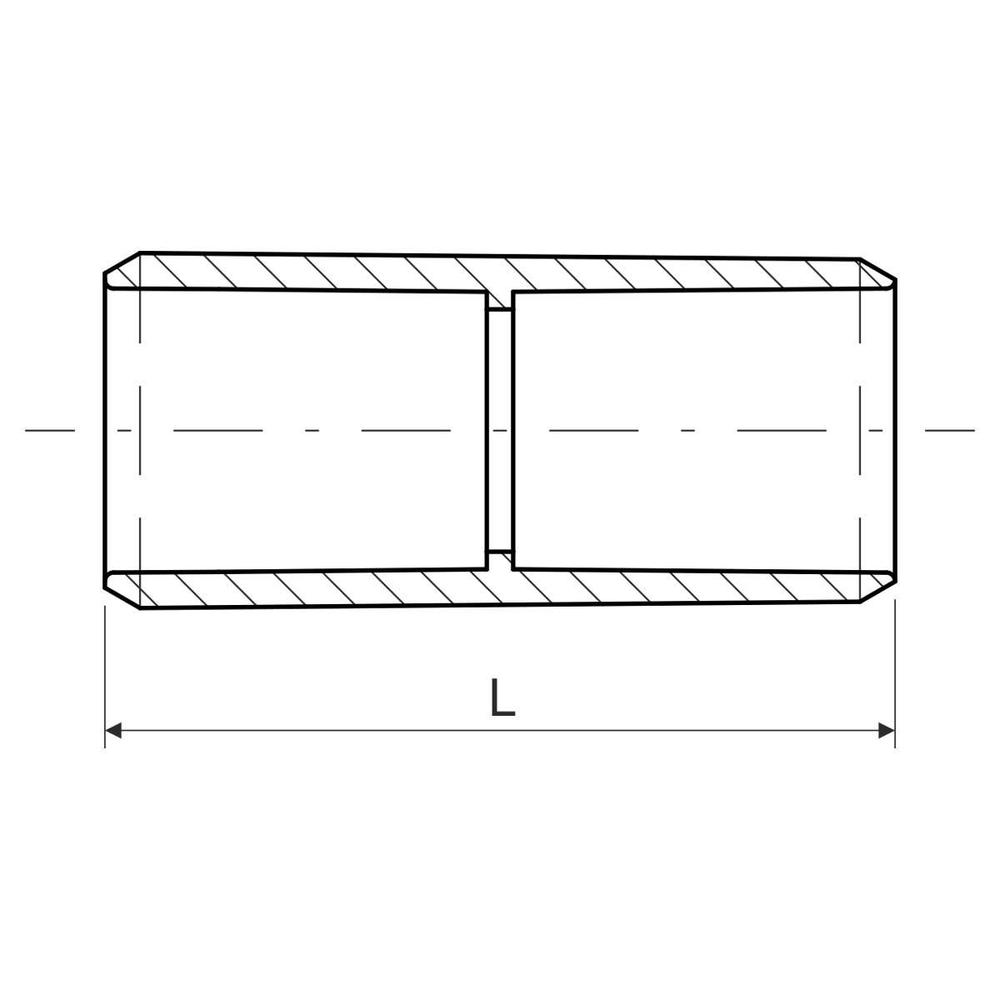 SPOJKA TRUBKY PVC