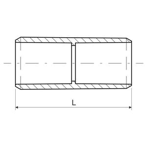 0250_FB SPOJKA TRUBKY PVC (ČERNÁ/RAL 9005)