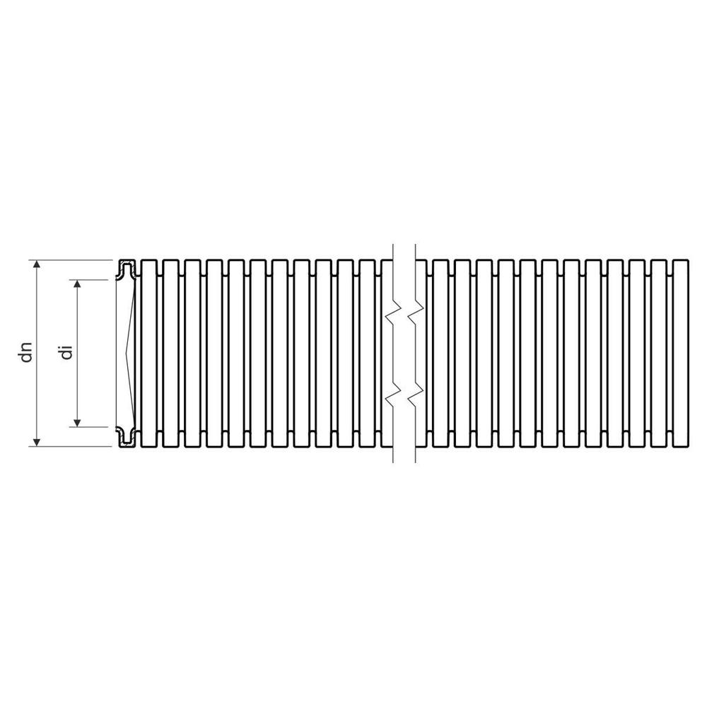 1425_H10 MONOFLEX EN 320 N PVC (BÍLÁ/BEZ DRÁTU)