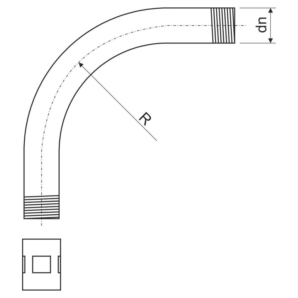 KOLENO PRO OCEL.TR. - lak