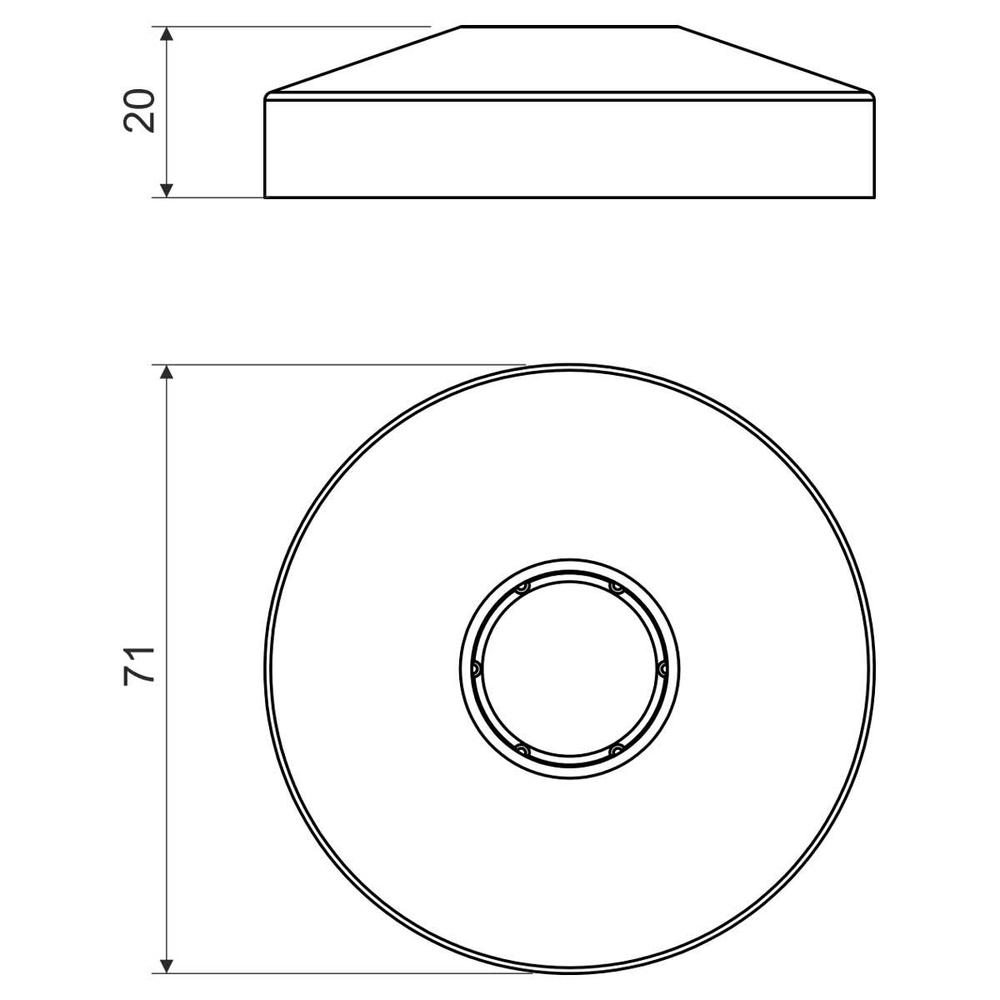 KBS-2_AB SPODEK KRABICE DO BETONU (ORANŽOVÁ)