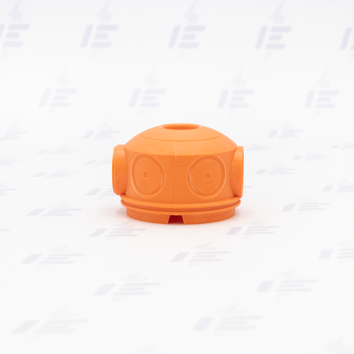 KBT-3/71_AB KRABICE DO BETONU NÍZKÁ (ORANŽOVÁ)