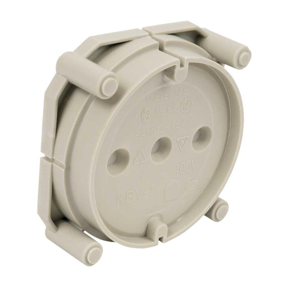 KBV-1_KB VÍČKO KRABICE DO BETONU (ŠEDÁ)