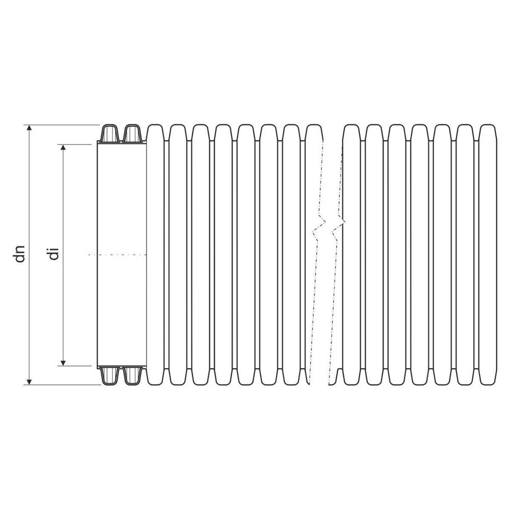 KD 09090_BC TRUBKA DVOUPL. KOPODUR (ČERVENÁ)