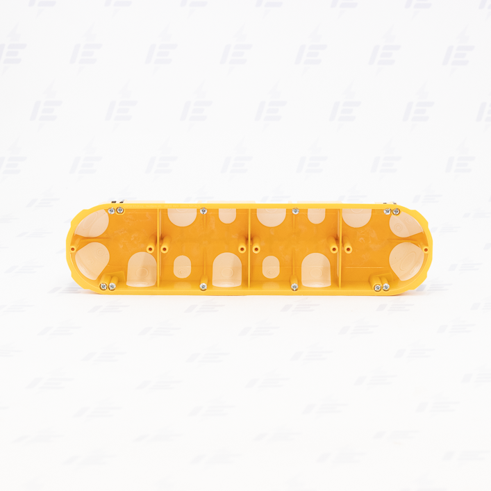 KPL 64-50/4LD_NA KRABICE PŘÍSTROJ. SÁDR. (OKROVÁ/DVOUVSTŘIK/DO SÁDROKARTONU)