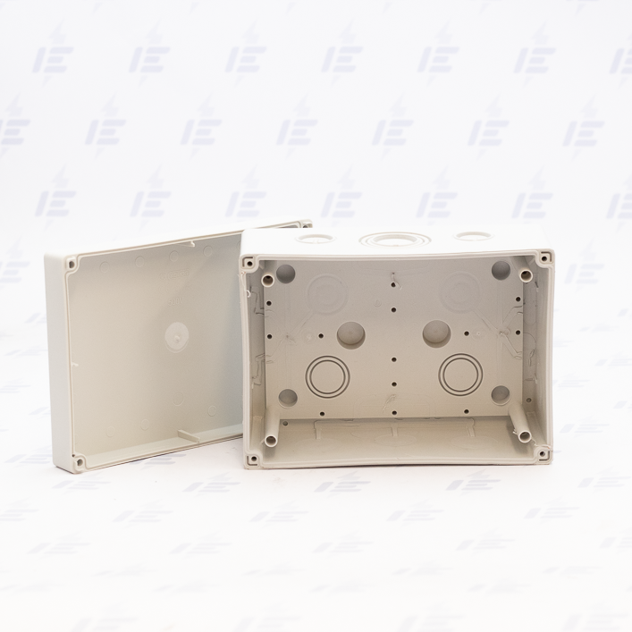 KSK 175_KA KRABICE S KRYTÍM IP 66 (SVĚTLE ŠEDÁ/RAL 7035)