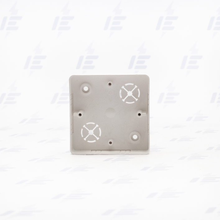 LK 80X20R/1_HB KRABICE LIŠTOVÁ (SUPERBÍLÁ/RAL 9003)