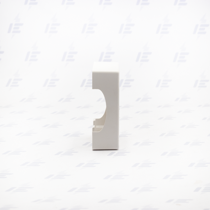 PNE 60X20 2Z_HB NOSIČ PŘÍSTROJ. 2ZÁSUVKA (SUPERBÍLÁ/RAL 9003)