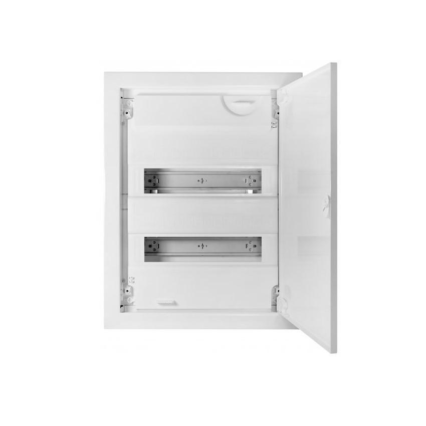 KLV-24UPS-F Rozvodnice KLV, pod omítku, plech.dveře, šroubová svorkovnice, řad 2, modulů 28 (178816)