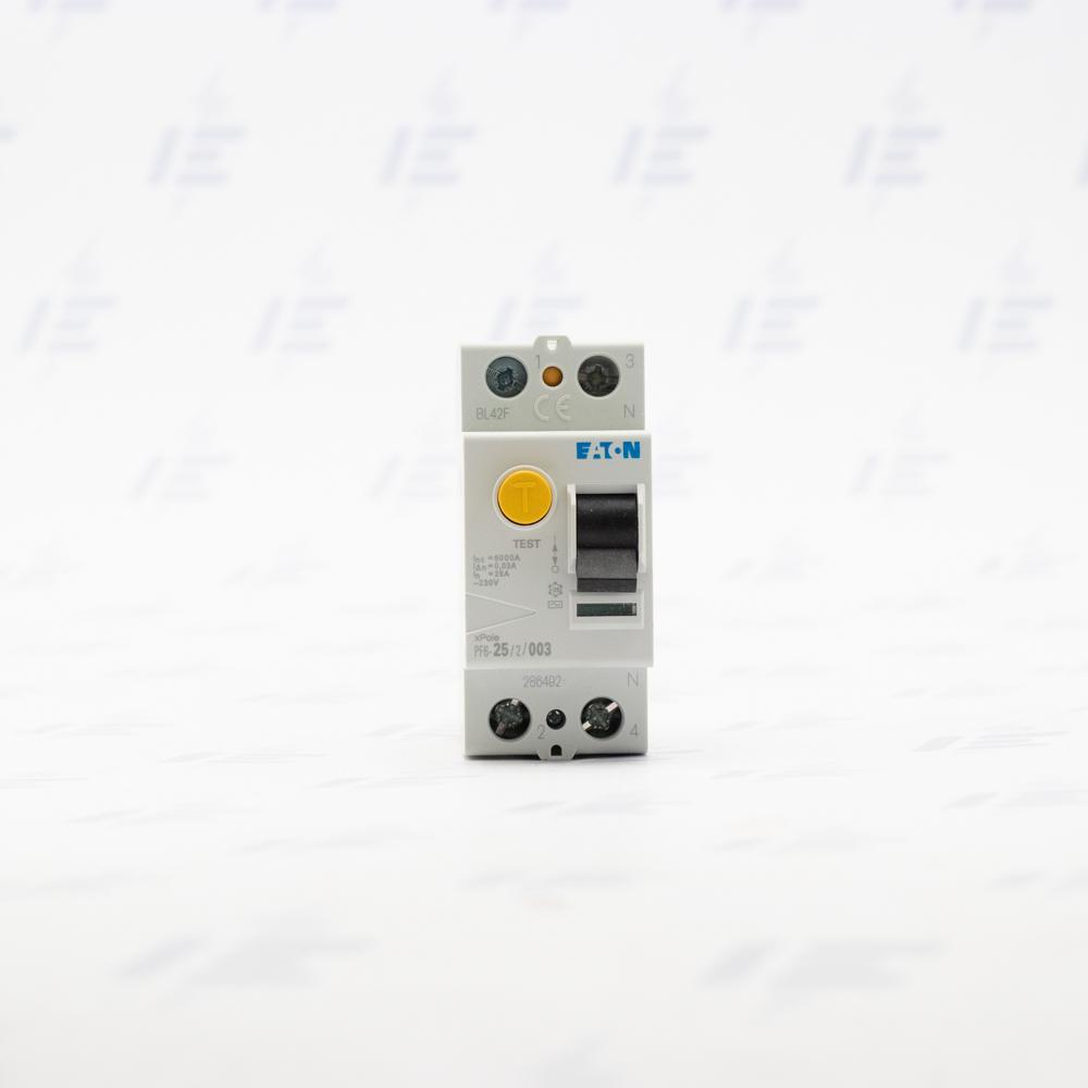 PF6-25/2/003 Chránič Ir=250A, typ AC, 2-pól, Idn=0.03A, In=25A (286492)