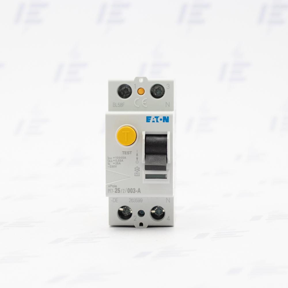 PF7-25/2/003-A Chránič Ir=250A, typ A, 2-pól, Idn=0.03A, In=25A (263599)