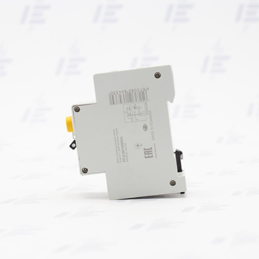 PFL6-25/1N/B/003 Chránič s nadproudovou ochranou, Ir=250A, AC, 1+N, 6kA, char.B, Idn=0.03A, In=25A (286433)