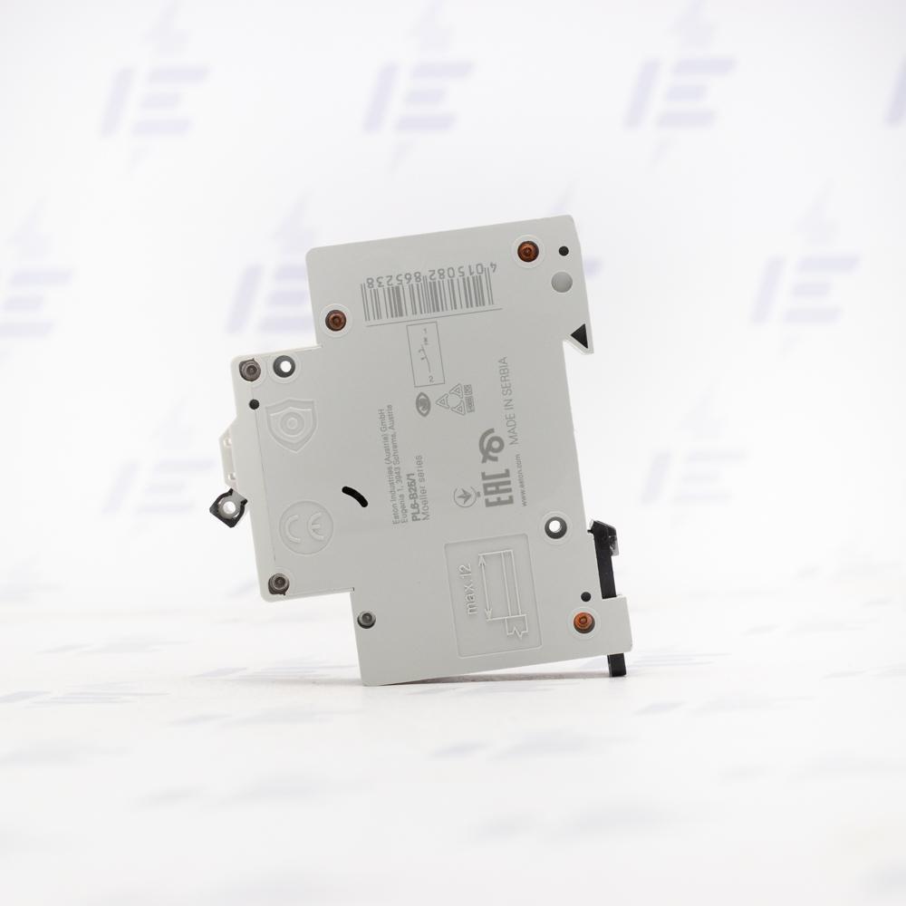 PL6-B25/1 Jistič PL6, char B, 1-pólový, Icn=6kA, In=25A (286523)