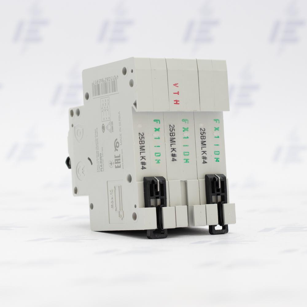 PL6-B25/3 Jistič PL6, char B, 3-pólový, Icn=6kA, In=25A (286591)