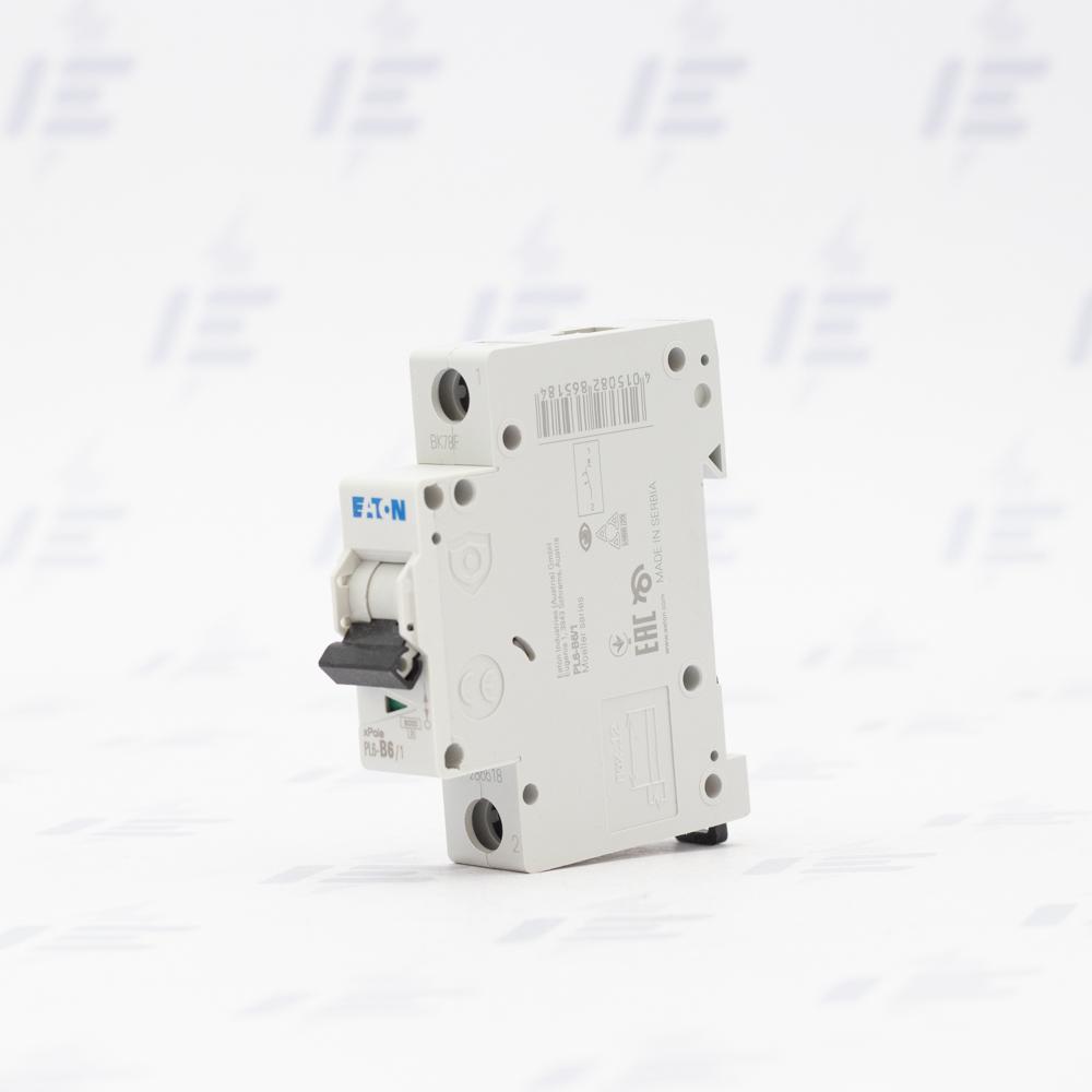 PL6-B6/1 Jistič PL6, char B, 1-pólový, Icn=6kA, In=6A (286518)