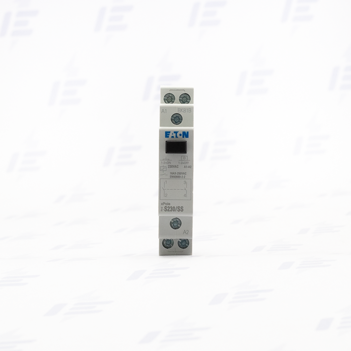 Z-S230/SS Impulsní relé, tlačítko, 230V~, 2zap. kontakty, 16A (265271)