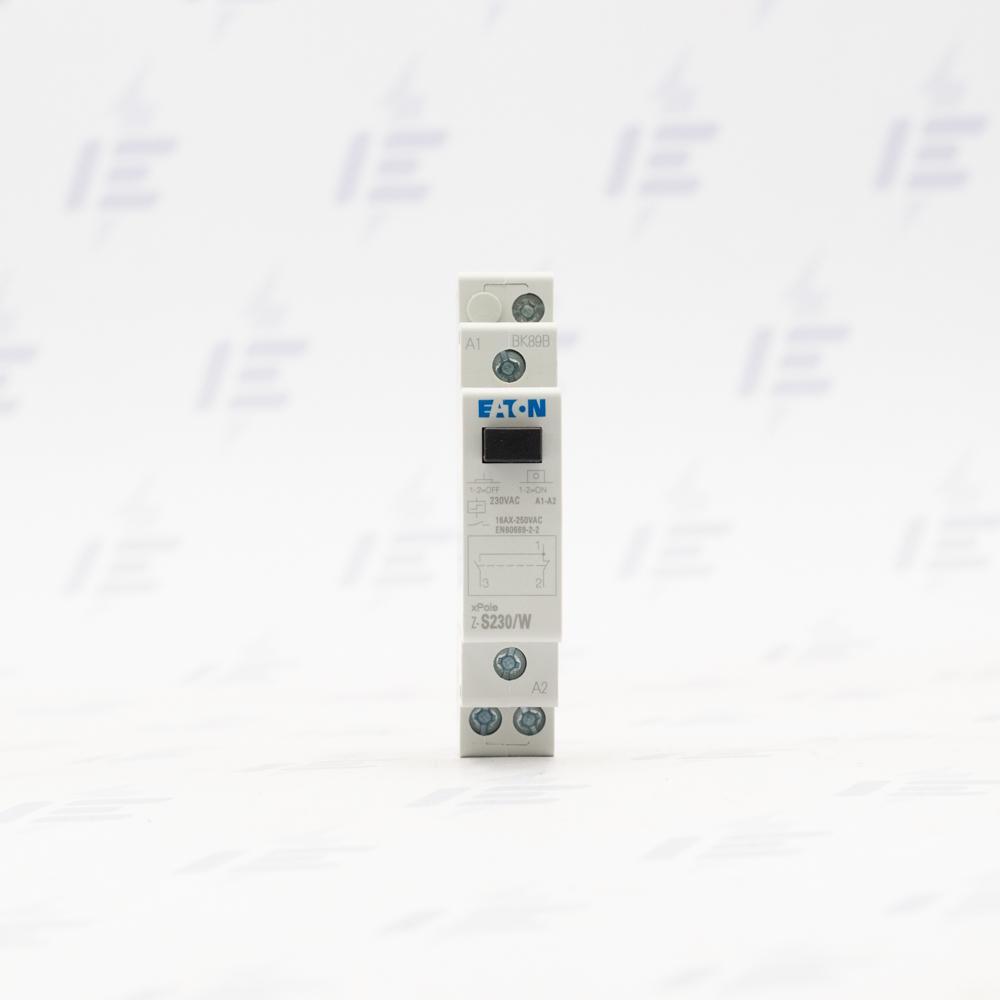 Z-S230/W Impulsní relé, tlačítko, 230V~, 1přep. kontakt, 16A (265290)