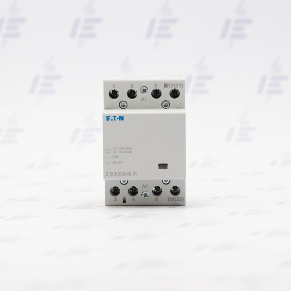 Z-SCH230/40-31 Instalační stykač, Uc=230V AC, In=40A, 3zap. 1vyp. kont. (248854)