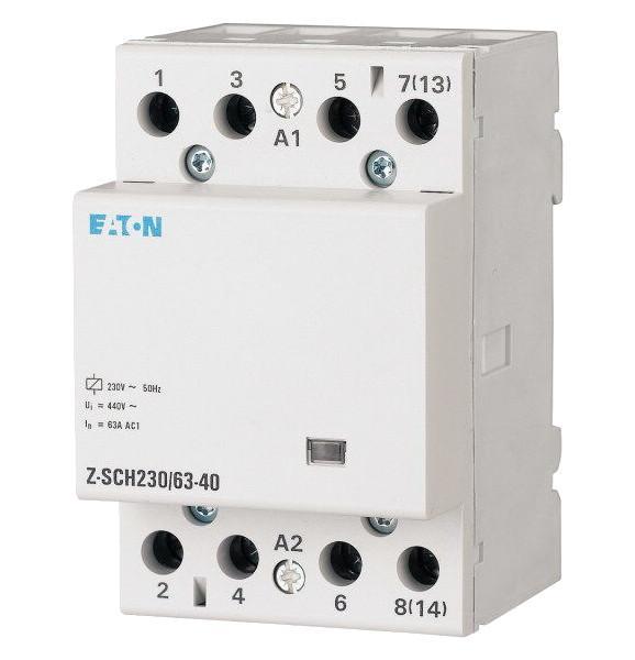 Instalační stykač, Uc=230V AC, In=40A, 3zap. 1vyp. kont.