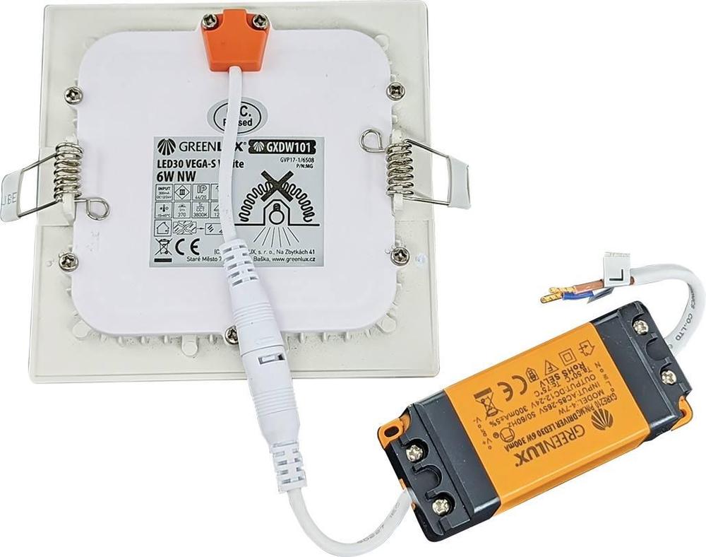 GXDW101 LED30 VEGA-S White 6W NW