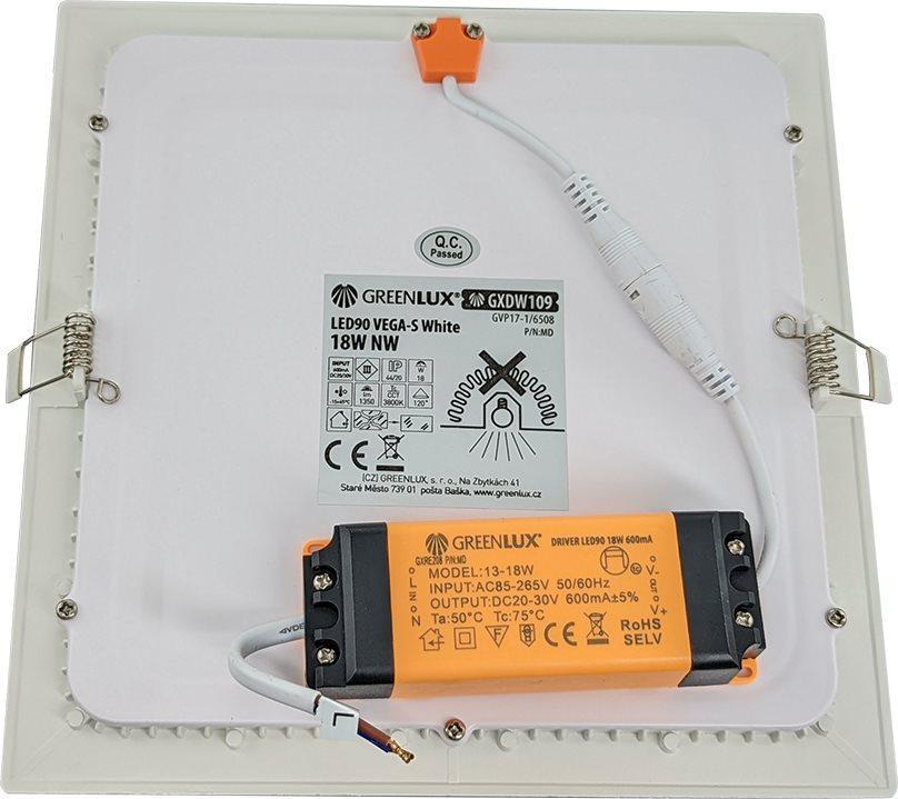 GXDW109 LED90 VEGA-S White 18W NW